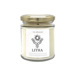 Litha Candle, Midsummer Pagan, Witch Soy Wax Scented Ritual, Spell, Witchcraft, Witch Decor , Gifts, Decorations - thumbnail 2