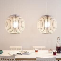 Aion L Wood Pendant Light, Wooden Lampshade, Lamp - thumbnail 2