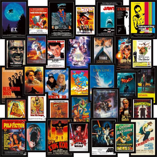 Movie Posters Illuminated Light Framed Lightbox Led Sign Home Cinema Man Cave Theatre Modern Wall Deco Art Retro Films Unusual Gifts For Men - image 1