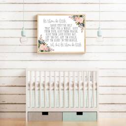 Let Them Be Little Nursery Decor Sign Template - Wall Art Set, Printable Decor, Diy, Digital - thumbnail 2