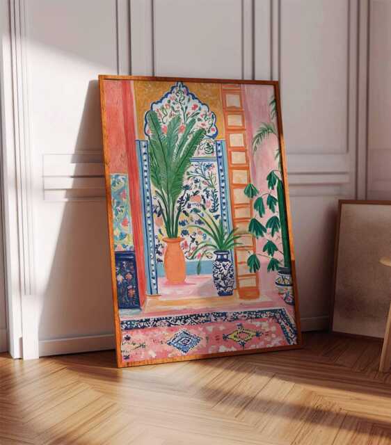 Traditional Islamic Decor, Moroccan Poster, Arabic Print, Gift For Muslim, Gift, Wall Art - image 1