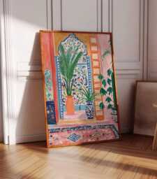 Traditional Islamic Decor, Moroccan Poster, Arabic Print, Gift For Muslim, Gift, Wall Art - thumbnail 1