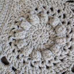 Crochet Elephant Rug, Nursery Decor, Photo Prop - thumbnail 3