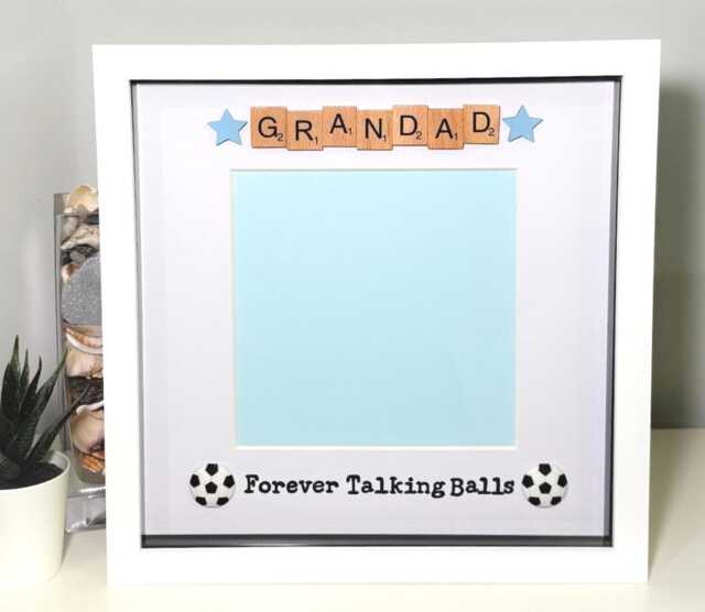 Football Photo Frame - Fathers Day Talking Balls Since Scrabble - image 1