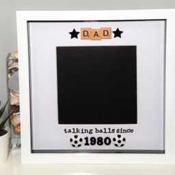 Football Photo Frame - Fathers Day Talking Balls Since Scrabble - thumbnail 4