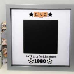Football Photo Frame - Fathers Day Talking Balls Since Scrabble - thumbnail 3