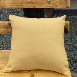 Set Of 4 Knitted Cushion Covers - Pastel Yellow, Handmade Pillowcase 18x18 - thumbnail 2