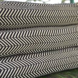 "Black Blanket, Throw Blanket, Bed Rug, Peshtemal Cover, Bed Cover, Turkish 100% Cotton Towel, 75""x91" - thumbnail 3