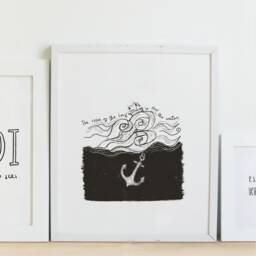 Voice Of The Lord/Psalms Bible Verse Wall Art Christian Recycled Card Kraft Or White - thumbnail 2
