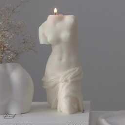 Large Venus De Milo Soy Candle Greek Goddess Statue - 19cm - thumbnail 2