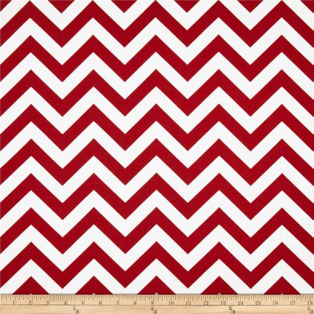 "Red Chevron Pillow Cover. 10"", 14"" 16"", 17"", 18"", 20"", 22"", 24"", 26" - image 1