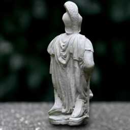 Massive Soldier Statue Concrete Warrior Sculpture Cement Person Decoration Mythical Ornament Handmade Front Door Figurine - thumbnail 3