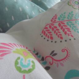 Floral Pillow Cover Richloom Lanie Orchid Print, Cotton Accent - thumbnail 2