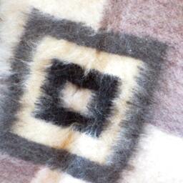 Handmade Wool Blanket Carpathian Hutsul Lizhnyk Throw - 200x145cm - thumbnail 3