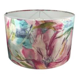 Handmade Drum Lampshade, Fabric Design Lamp, Multicolor Voyage Maison Designer Dusky Bloom - thumbnail 2