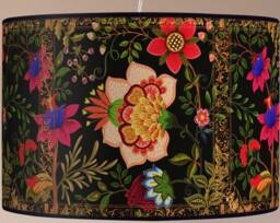 Vintage Ceiling Lampshade - Enhance Your Interior With Our Vintage Featuring Exotic Birds Pendant - thumbnail 1