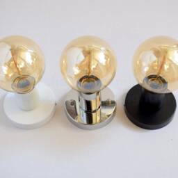 Minimalist Sconce/Ceiling Light Fixture Wall Plug in Sconce Black Simple Light With Switch - thumbnail 4