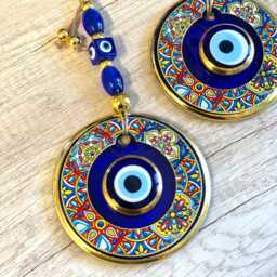 Evil Eye Wall Hanging Turkish Home Protection Amulet - thumbnail 3