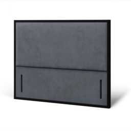 Plush Velvet Floor Standing Headboard With Black Border - 60 - thumbnail 3