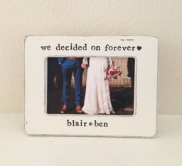 Engagement Picture Frame, Wedding We Decided On Forever, Engagement Gift For Fianc?? - thumbnail 1