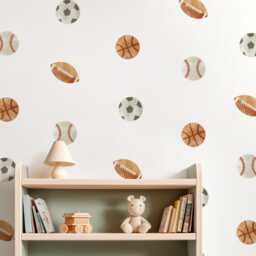Sports Balls - Peel-And-stick Wall Decals Mej - thumbnail 1