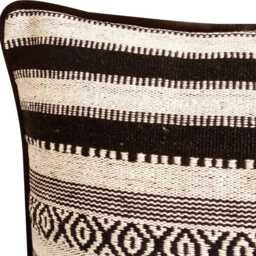 Decorative Oblong/Lumbar Rectangle Pillow Covers Accent Couch Bed Sofa Toss 12x16 Woven Pillows - Moroccan Ceramics - thumbnail 2