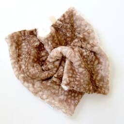 Dream Lovie. Security Blanket. Personalized Lovey. Faux Fur Fawn. Mini Baby Minky Shower Gift - thumbnail 2