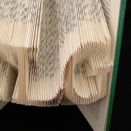 Initials Acronyms 3 Letter Names Words Folded-Book Art Sculpture - thumbnail 4