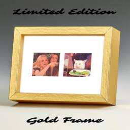 Woman Yelling At Cat Eating Salad Meme, Framed Print, Real Housewives Rhobh Art, Meme Pop Culture Poster Gift - thumbnail 2