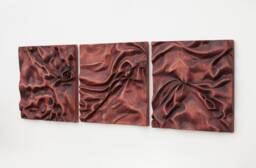 "Wood Wall Art, Us Delivery Duty Paid, Woodcarving, Modern Geometric Design, Wooden Bas-Relief Sculpture, ""Abstract Flow" - thumbnail 1