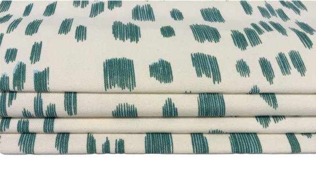 Brunschwig & Fils Les Touches Aqua Made To Measure Professionally Roman Blind - image 1