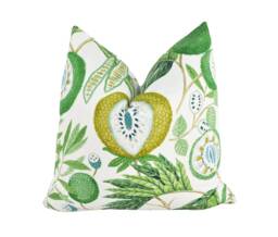 Sanderson - Jackfruit Botanical Green Cushion Cover Throw Pillow Designer Home Decor - thumbnail 1