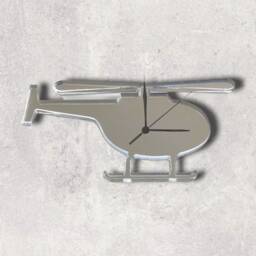 Helicopter Acrylic Clock - Many Colours Available - Bespoke Shapes & Sizes Made - thumbnail 2