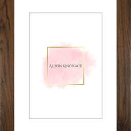 Modern Sleek Picture Frames With Mount Walnut Various Colours Photo Poster Frame Instagram Wall Art A2 A3 A4 A5 A6 - thumbnail 4