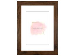 Modern Sleek Picture Frames With Mount Walnut Various Colours Photo Poster Frame Instagram Wall Art A2 A3 A4 A5 A6 - thumbnail 1