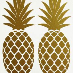 Gorgeous Pineapple Vinyl Wall Art Decals/stickers - Various Colours & Sizes - thumbnail 2