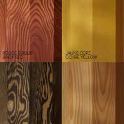 Douglas Fir Room Divider Handmade Folding Screen - Memphis Design - thumbnail 4