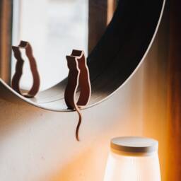 Decoration For Cat Lovers - Set Of 4 Made in France Eco Friendly - thumbnail 2