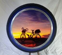 Bicycle Tire Photo Frame - thumbnail 1