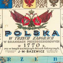 Old Pictorial Map Of Poland - 1922 J??zef Michal Bazewicz Vintage Print Polish Gift Art Wall - thumbnail 2
