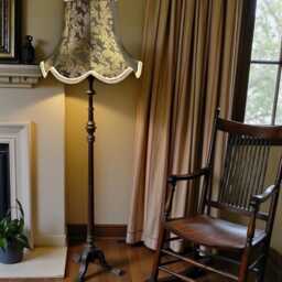 Traditional Dark Bronze Paisley Fabric Lampshade Handmade in The UK For Table & Floor Standard Lamp Shades, Ceiling Lights, Wall Lights - thumbnail 2