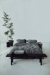 Queen Linen Duvet Cover, Stone Washed, Softened - 220x240cm - thumbnail 1