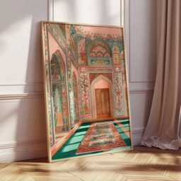 Islamic Prayer Room Wall Art, Muslim Architecture Print, Middle Eastern Decor, Mosque Poster, Art Prints - thumbnail 3