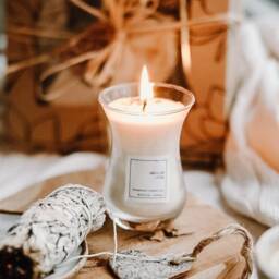 Handmade Soy Candle Floral Herbal Tea Scents - 110Ml Glass Jar - thumbnail 4