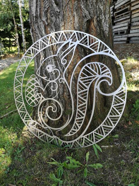 Ratatoskr Metal Viking Wall Art/Yggdrasil Squirrel Norse Mythology Tree Of Life Pagan Gift - image 1