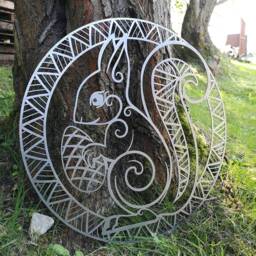 Ratatoskr Metal Viking Wall Art/Yggdrasil Squirrel Norse Mythology Tree Of Life Pagan Gift - thumbnail 4
