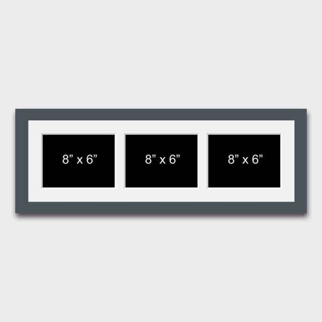 "Multi Photo Picture Frame - Holds 3 8"" X 6" - image 1