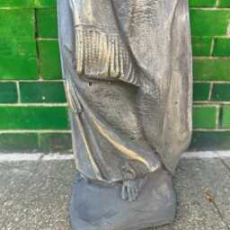 Large Holy Mary Statue Concrete Virgin Sculpture Outdoor Religious Figurine Cement Madonna Garden Decor Yard Ornament House - thumbnail 4