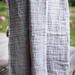 Soft Linen Blanket/Throw 130x200cm, Bed Scarf, Baby Blanket - thumbnail 3