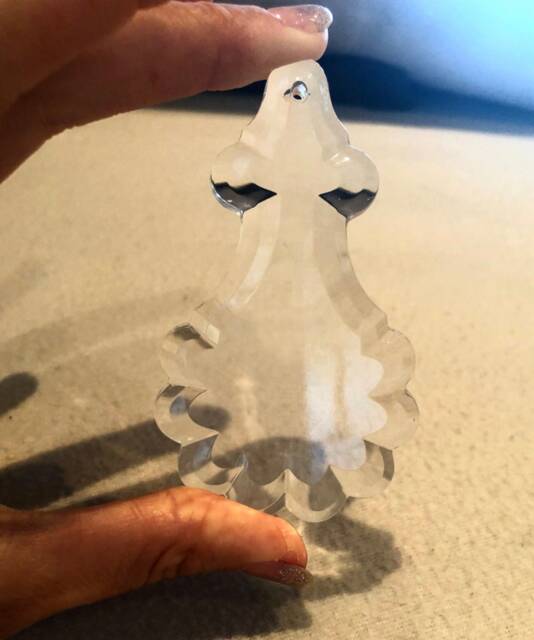 Drops Or Pendants, Spare Parts For Glass Chandeliers, Transparent, Length 5 cm - image 1